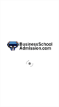 Mobile Screenshot of businessschooladmission.com